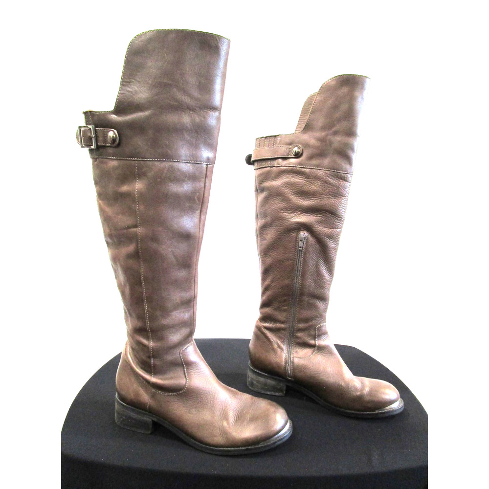 Seychelles Brown Leather Over The Knee Riding Boots Women 8.5